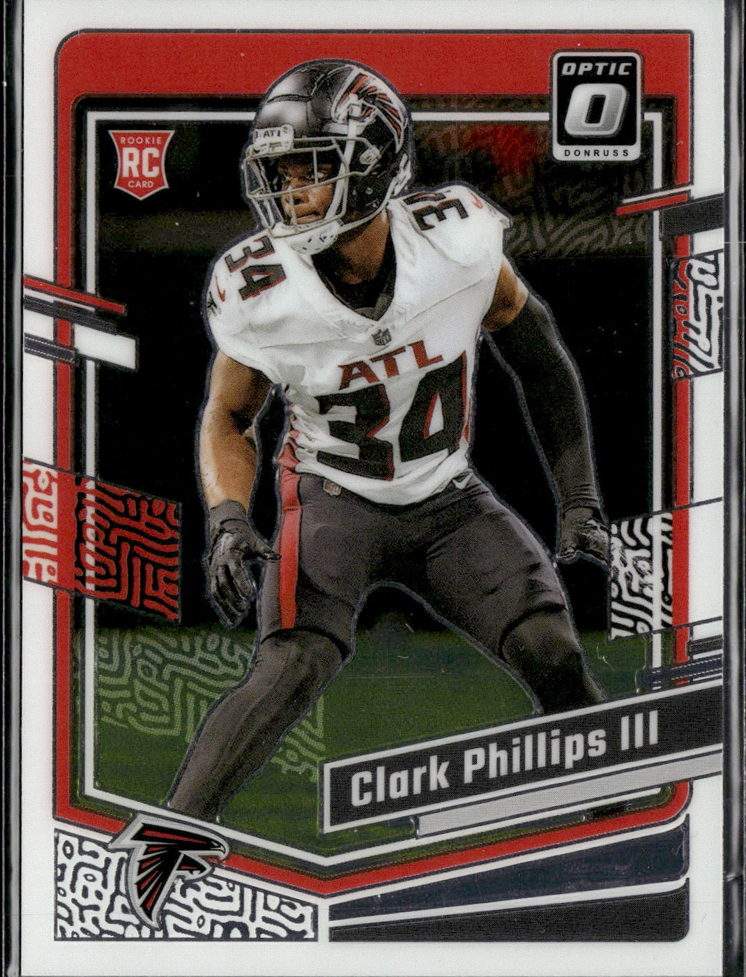Clark Phillips III #8 2023 Donruss Optic Atlanta Falcons