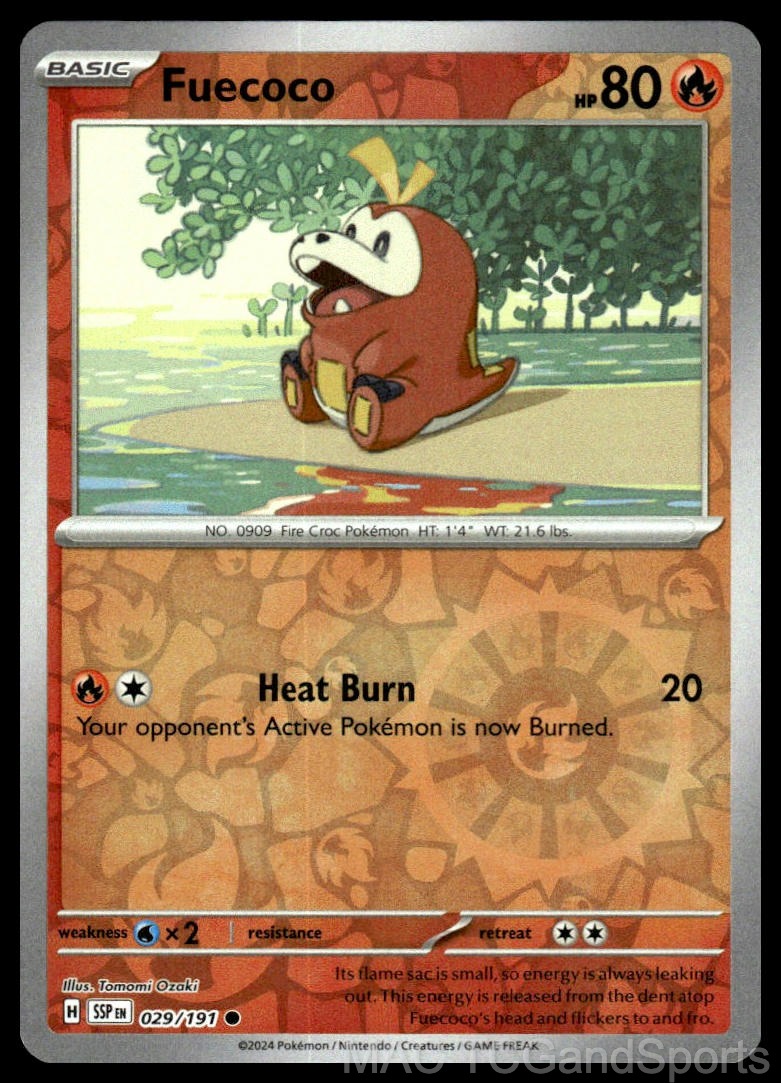 Fuecoco 029/191 Reverse Holo