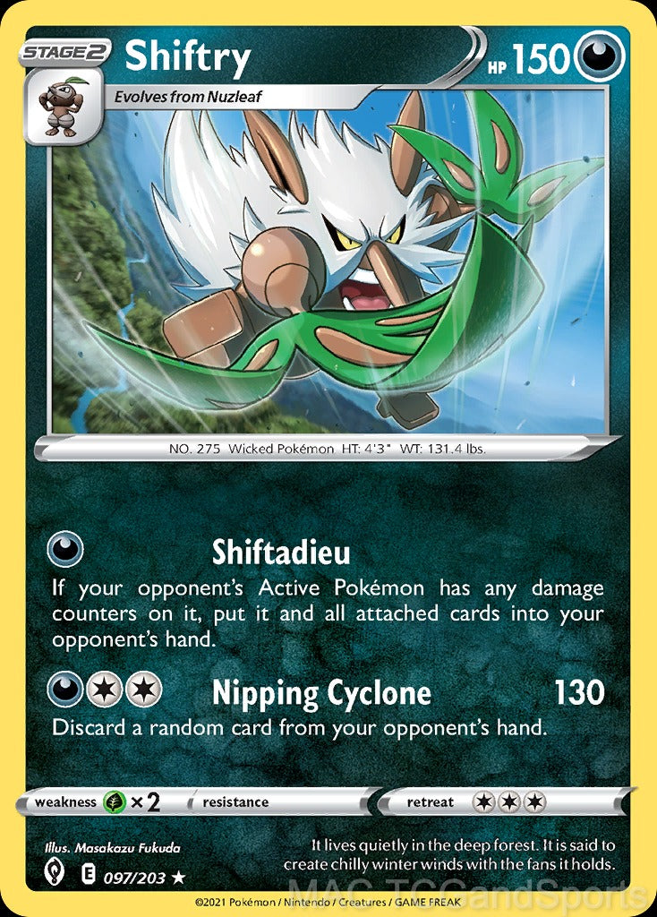 Shiftry 097/203 Reverse Holo
