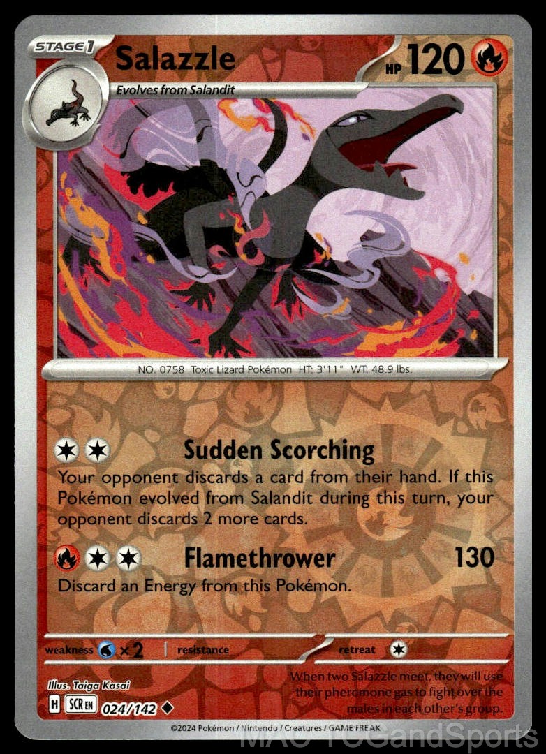 Salazzle 024/142 Reverse Holo