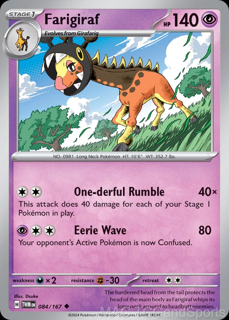Farigiraf 084/167 Reverse Holo