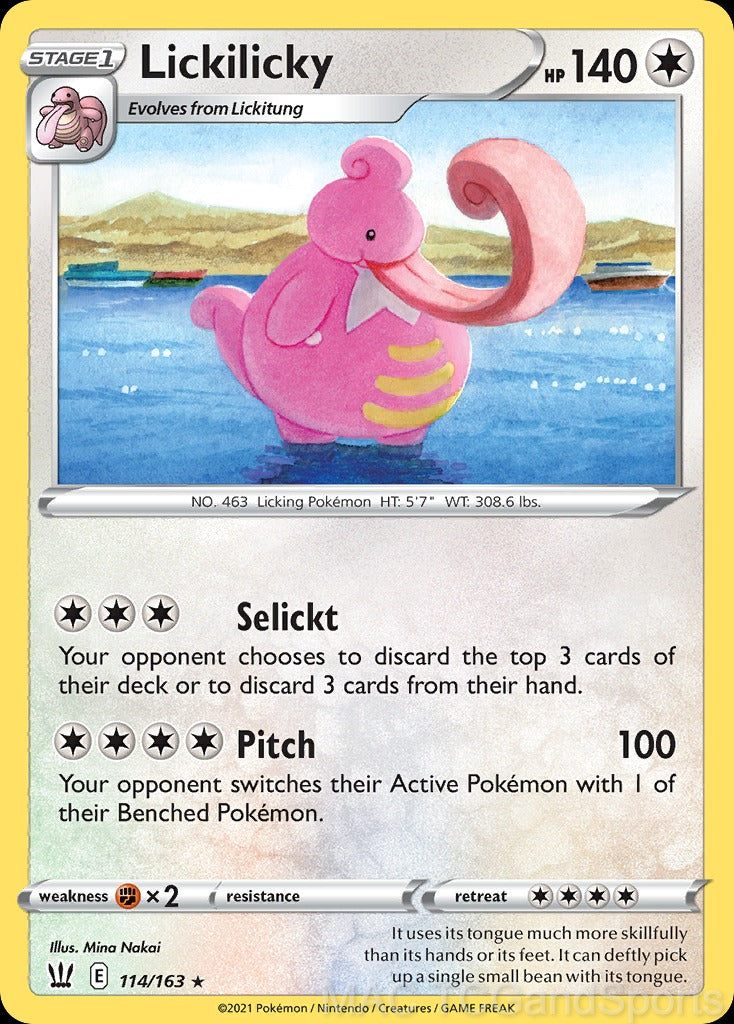 Lickilicky 114/163 Reverse Holo