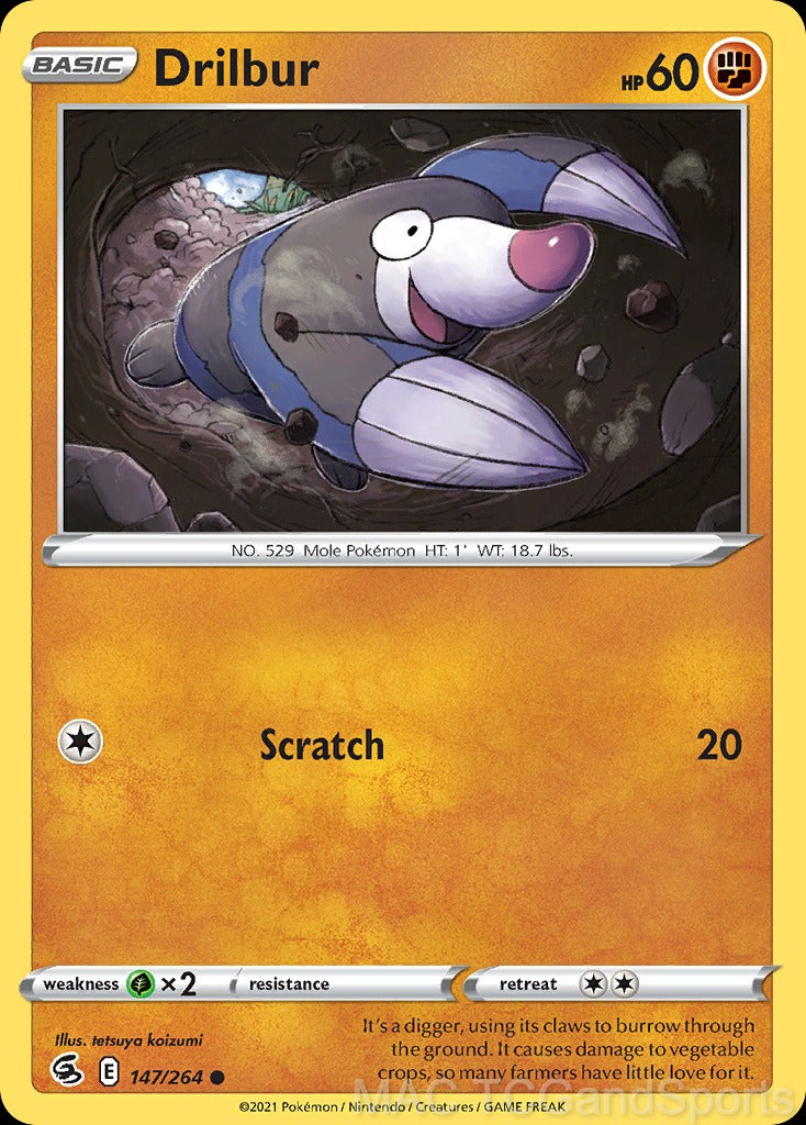 Drilbur 147/264 Reverse Holo