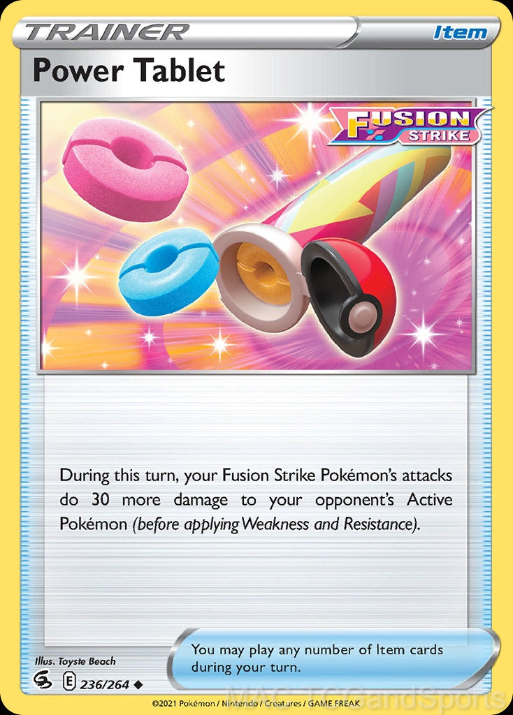 Power Tablet 236/264 Reverse Holo