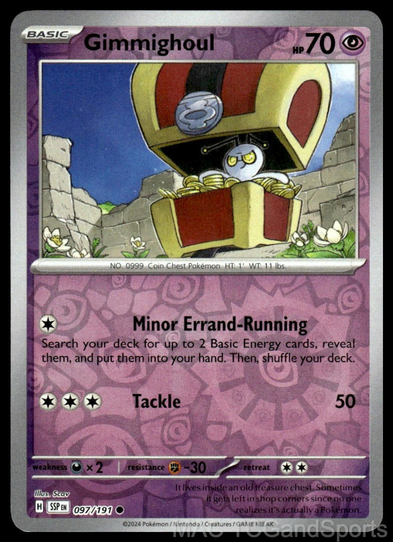 Gimmighoul 097/191 Reverse Holo