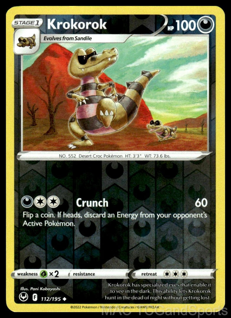 Krokorok 112/195 Reverse Holo
