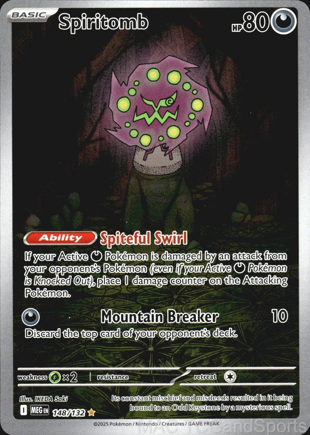 Spiritomb 148/132 Holo Mega Evolution Pokemon TCG NM