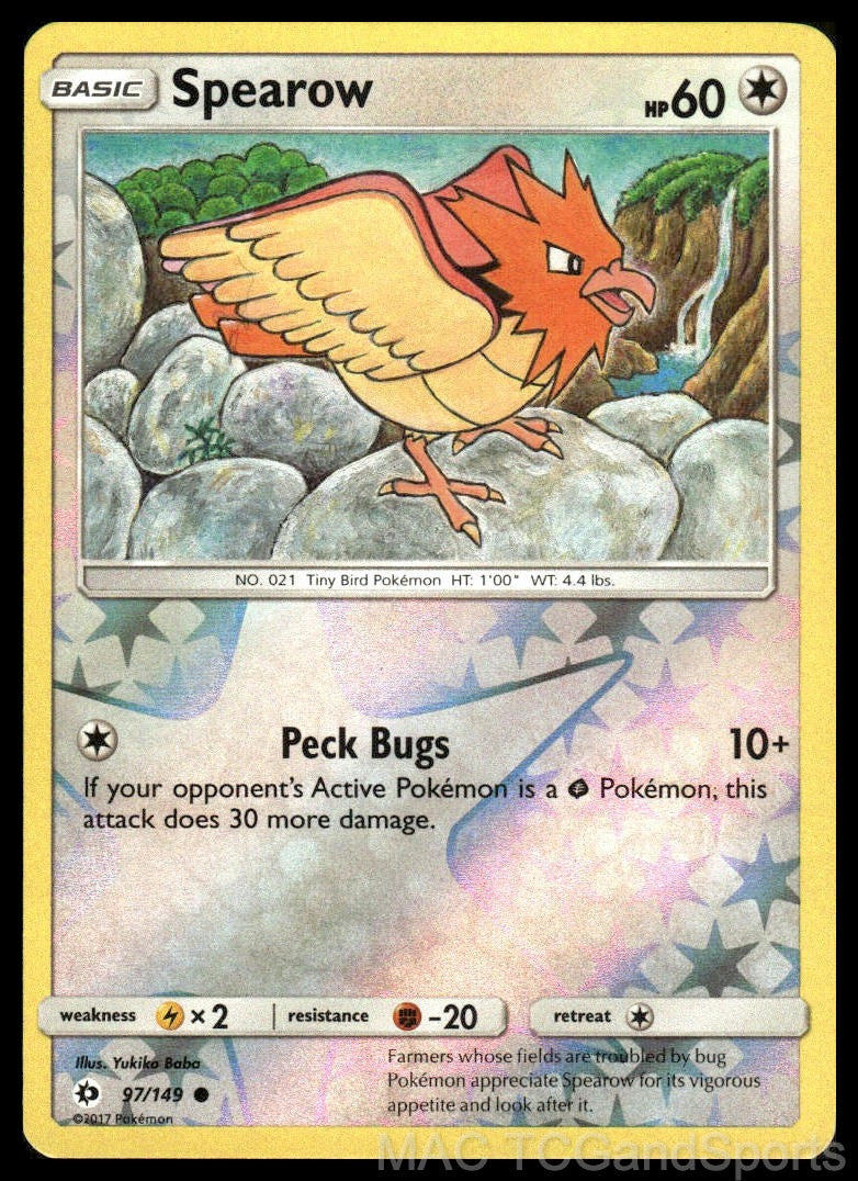 Spearow 97/149 Reverse Holo
