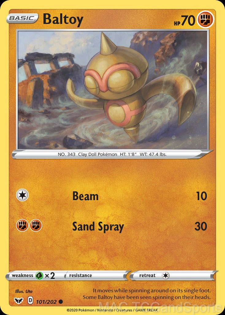 Baltoy 101/202 Reverse Holo