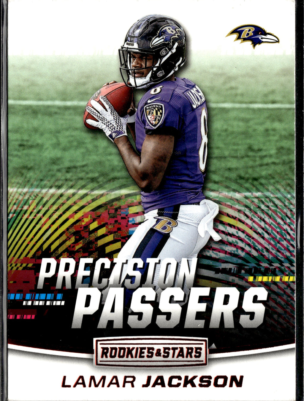 Lamar Jackson #PP-19 Precision Passers 2018 Panini Rookies & Stars Ravens
