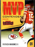 Patrick Mahomes II #MVP-19 MVP Contenders 2018 Panini Contenders Chiefs