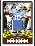 Mitchell Trubisky #6 Saturday Swatches 2018 Panini Classics Tar Heels