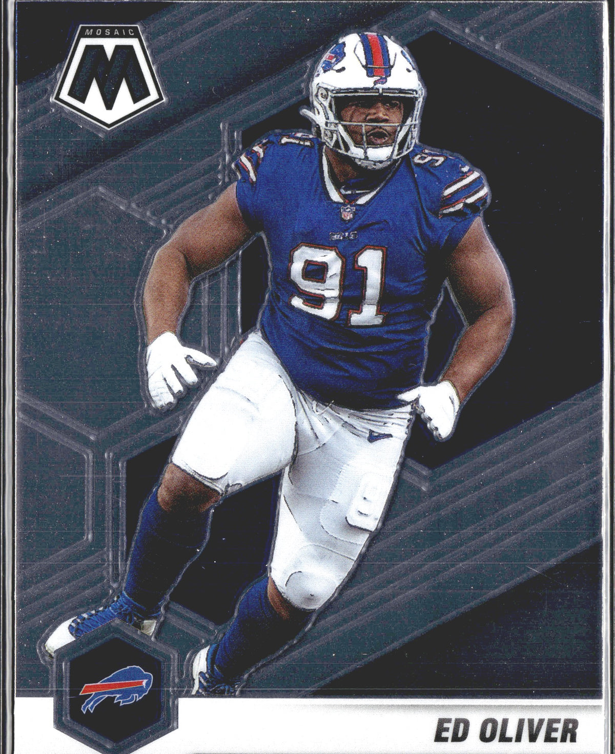 Ed Oliver #31 2021 Panini Mosaic Buffalo Bills