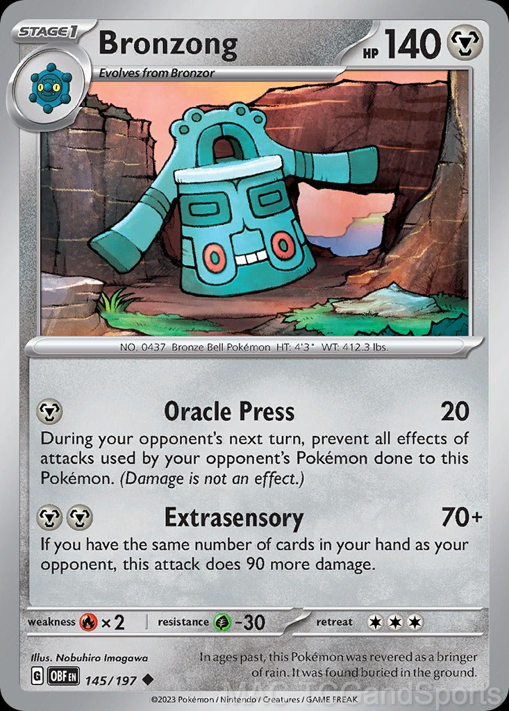 Bronzong 145/197 Reverse Holo