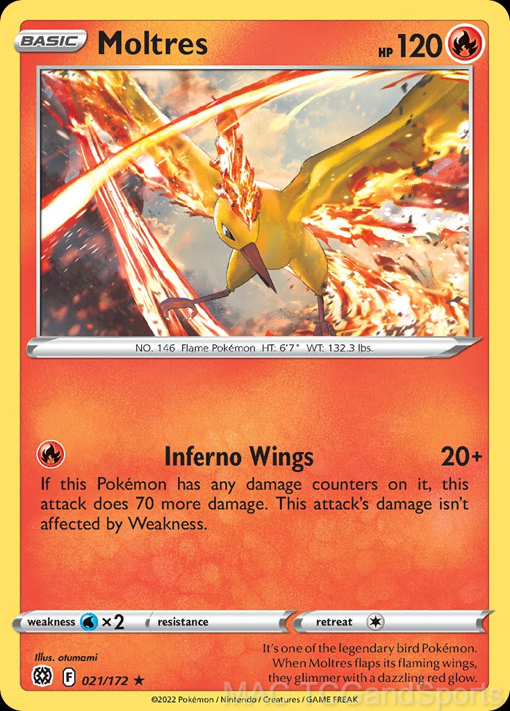Moltres 021/172 Reverse Holo
