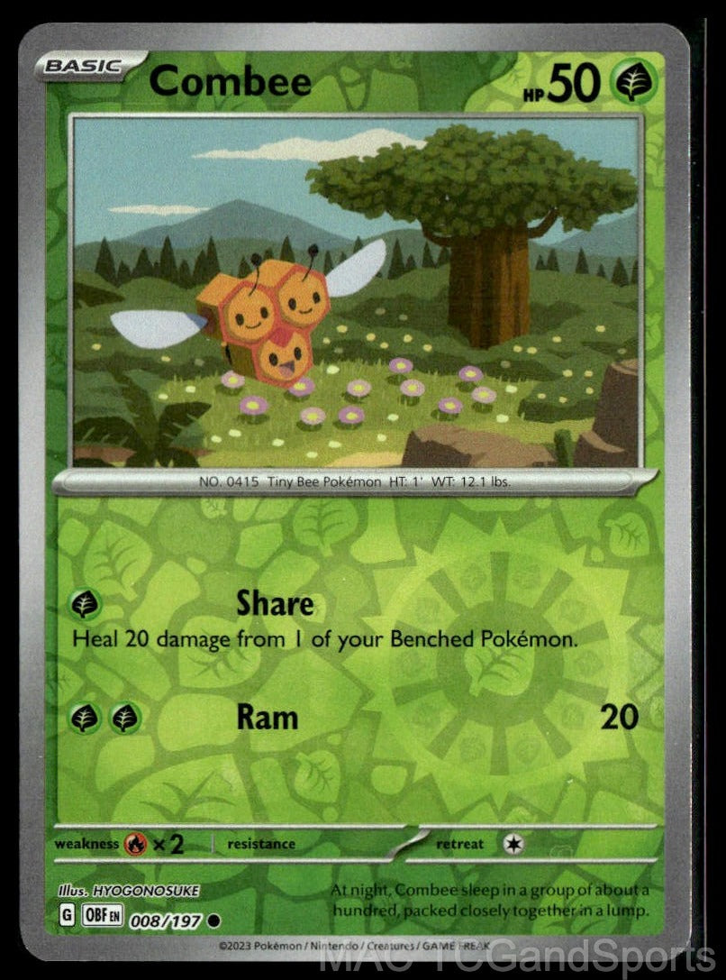 Combee 008/197 Reverse Holo