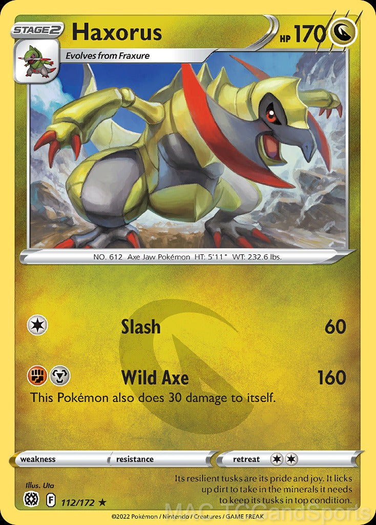 Haxorus 112/172 Reverse Holo
