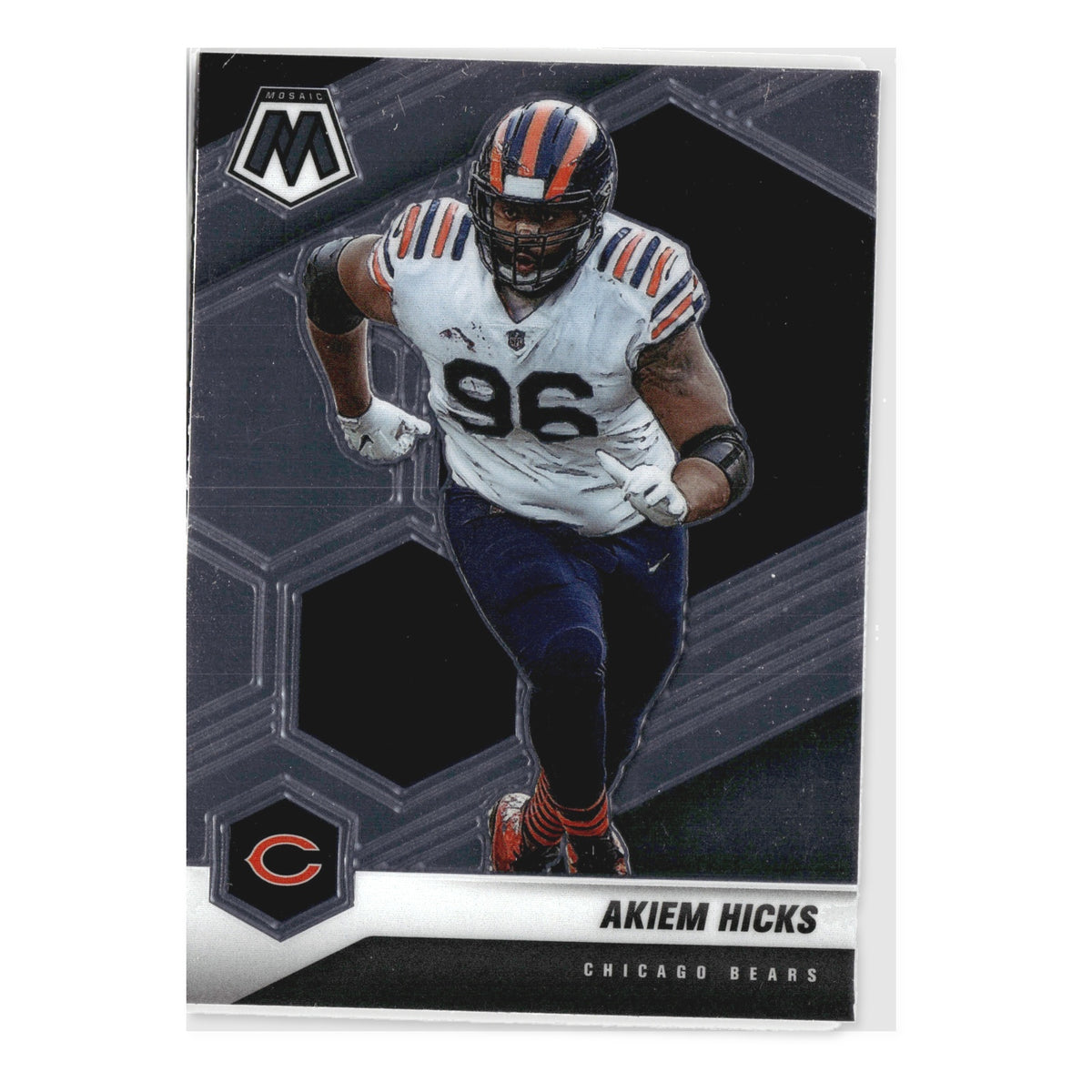 Akiem Hicks #45 2021 Panini Mosaic Chicago Bears