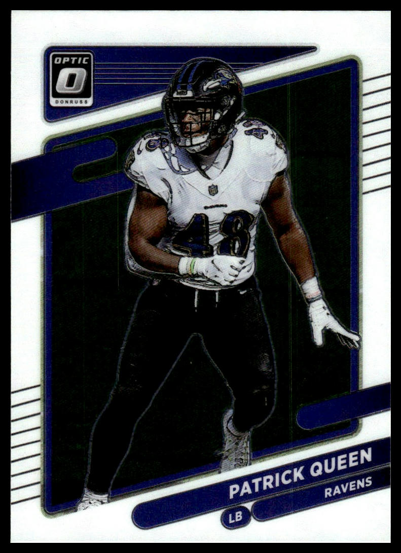 Patrick Queen #130 2021 Donruss Optic Baltimore Ravens