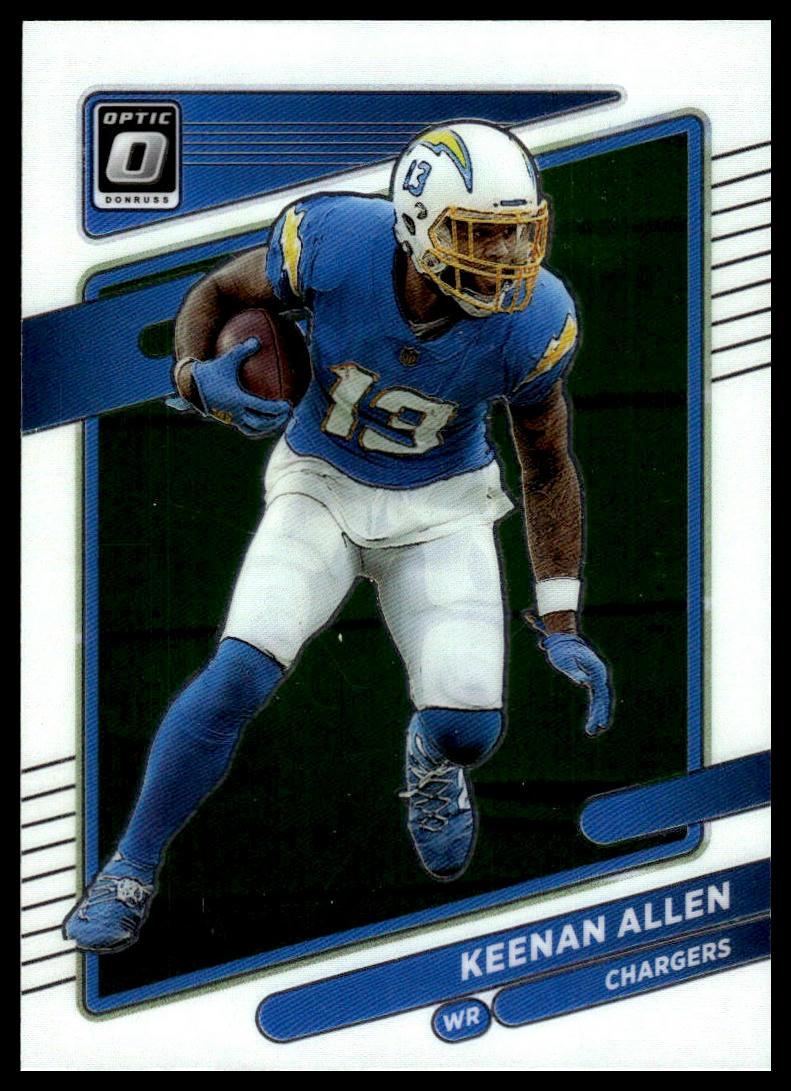 Keenan Allen #45 2021 Donruss Optic Los Angeles Chargers