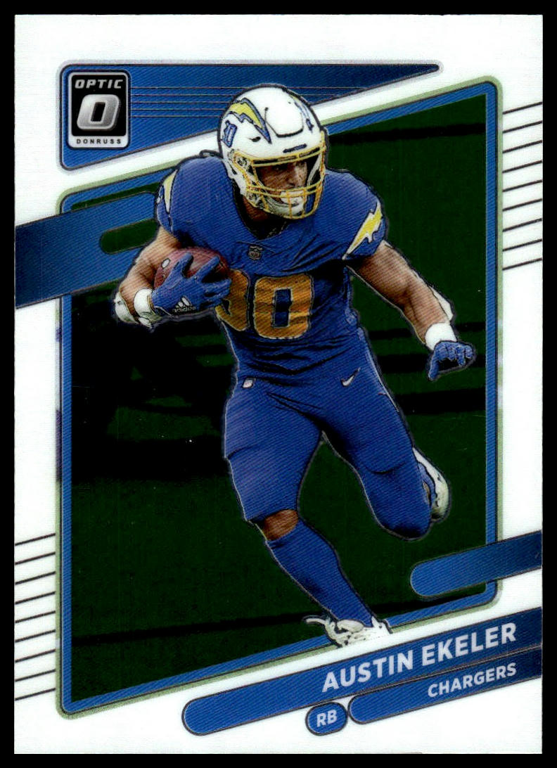 Austin Ekeler #48 2021 Donruss Optic Los Angeles Chargers