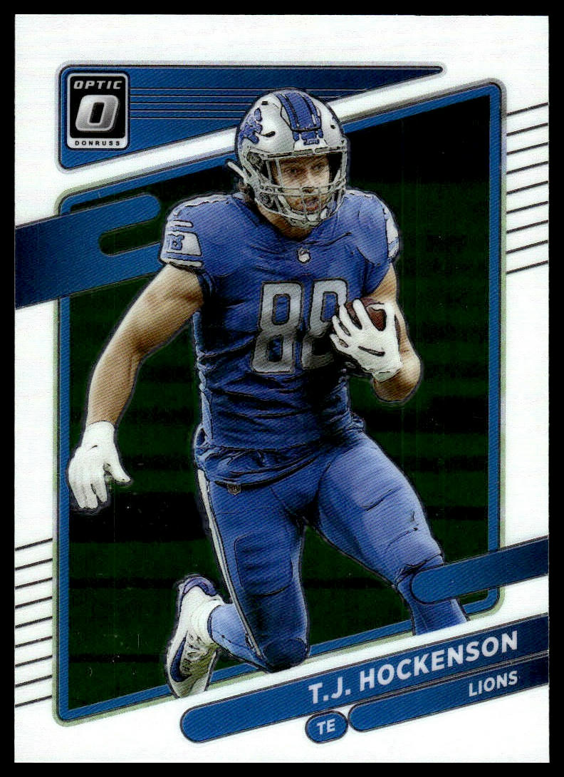T.J. Hockenson #83 2021 Donruss Optic Detroit Lions