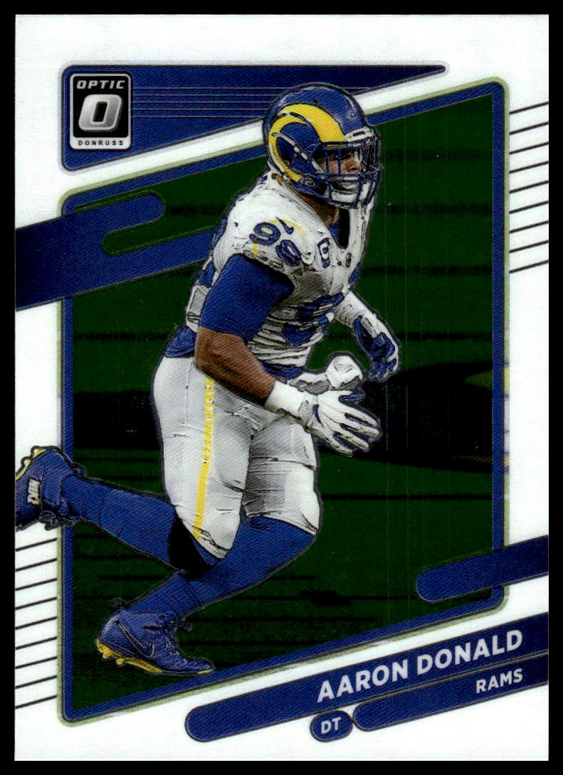 Aaron Donald #187 2021 Donruss Optic Los Angeles Rams