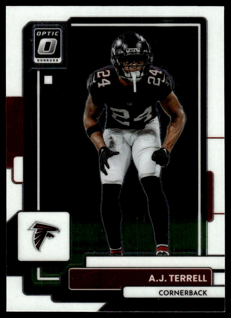 A.J. Terrell #10 2022 Donruss Optic Atlanta Falcons