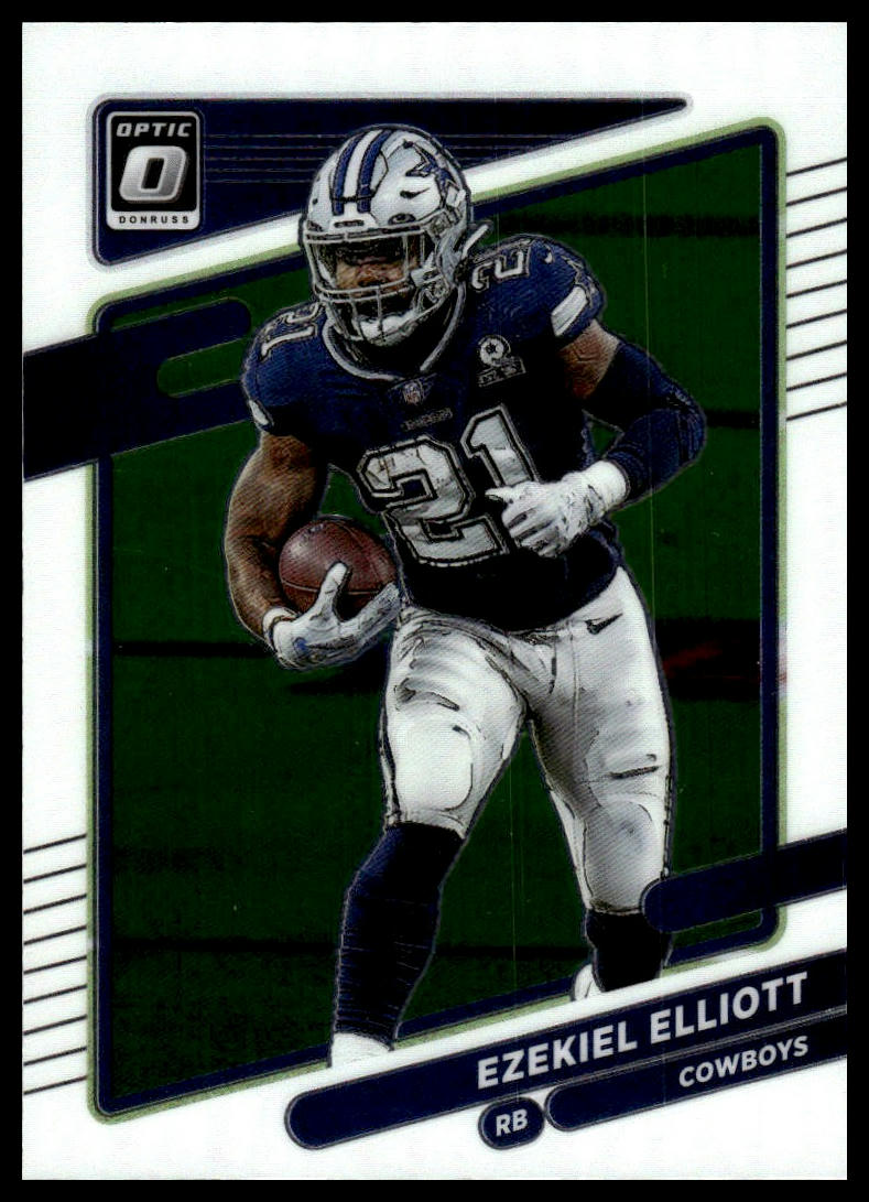 Ezekiel Elliott #23 2021 Donruss Optic Dallas Cowboys