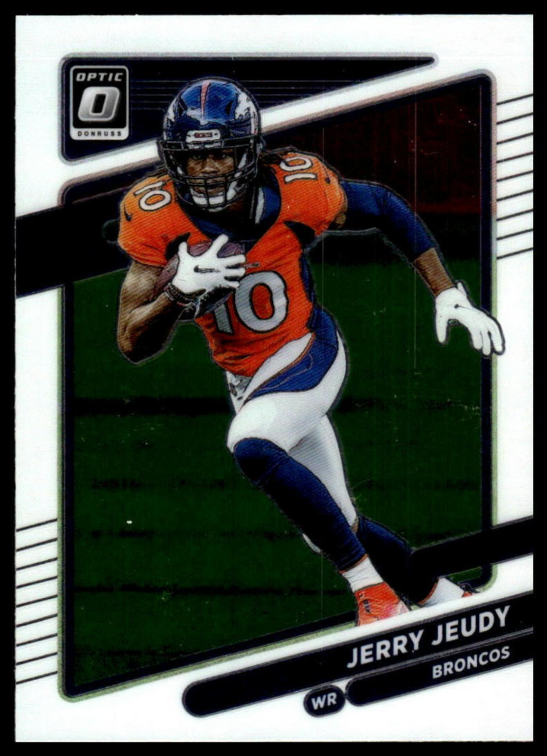 Jerry Jeudy #27 2021 Donruss Optic Denver Broncos