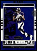 Rashod Bateman #ROY-RBA Rookie of the Year Contenders 2021 Panini Ravens