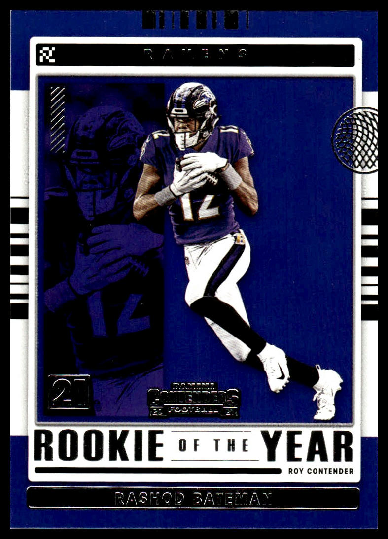Rashod Bateman #ROY-RBA Rookie of the Year Contenders 2021 Panini Ravens