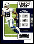 Amari Cooper #27 2021 Panini Contenders Dallas Cowboys