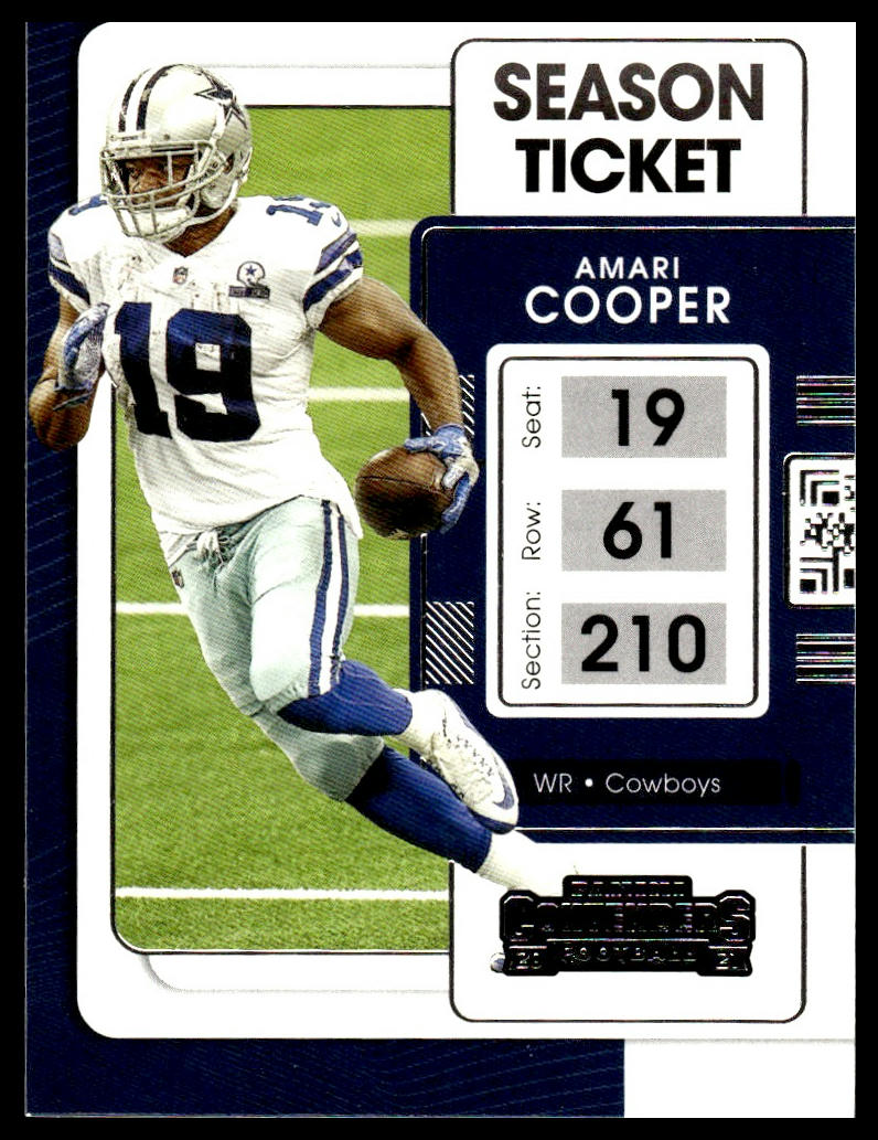 Amari Cooper #27 2021 Panini Contenders Dallas Cowboys