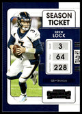Drew Lock #28 2021 Panini Contenders Denver Broncos
