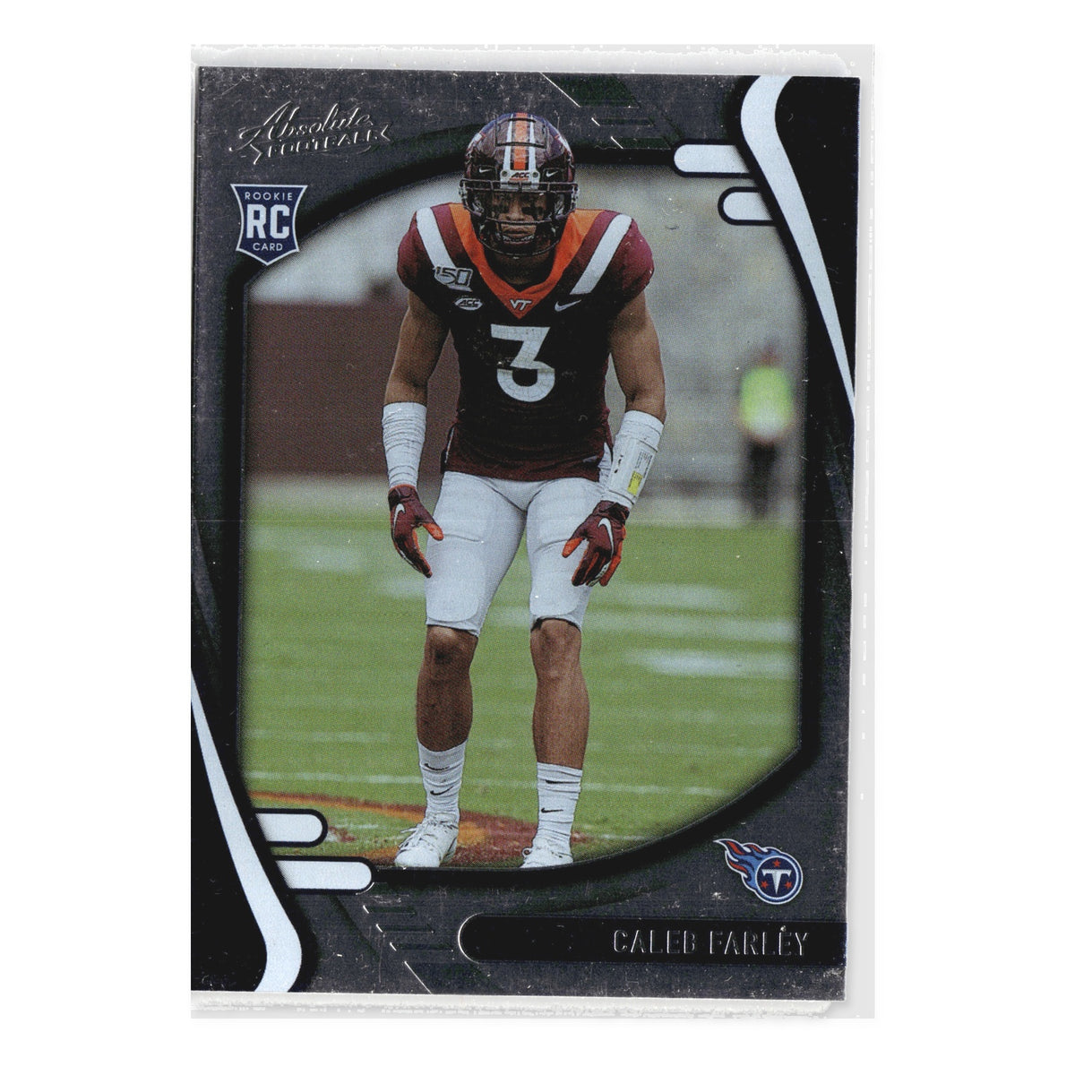 Caleb Farley #144 Retail 2021 Panini Absolute Tennessee Titans RC