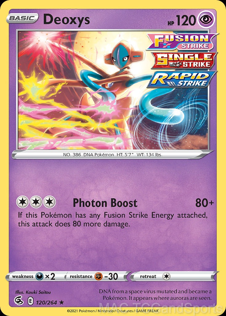 Deoxys 120/264 Reverse Holo
