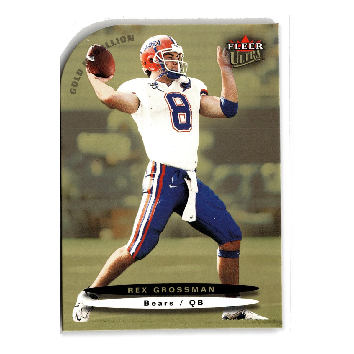 Rex Grossman #166 Gold Medallion 2003 Ultra Chicago Bears RC