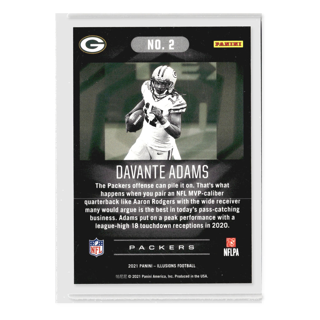 Davante Adams #2 Retail 2021 Panini Illusions Green Bay Packers