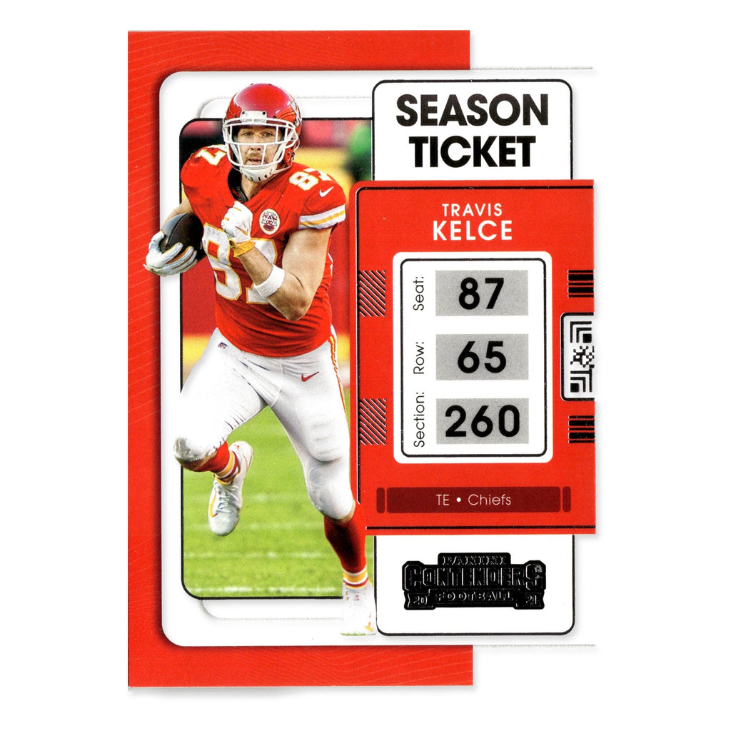 Travis Kelce #49 2021 Panini Contenders Kansas City Chiefs