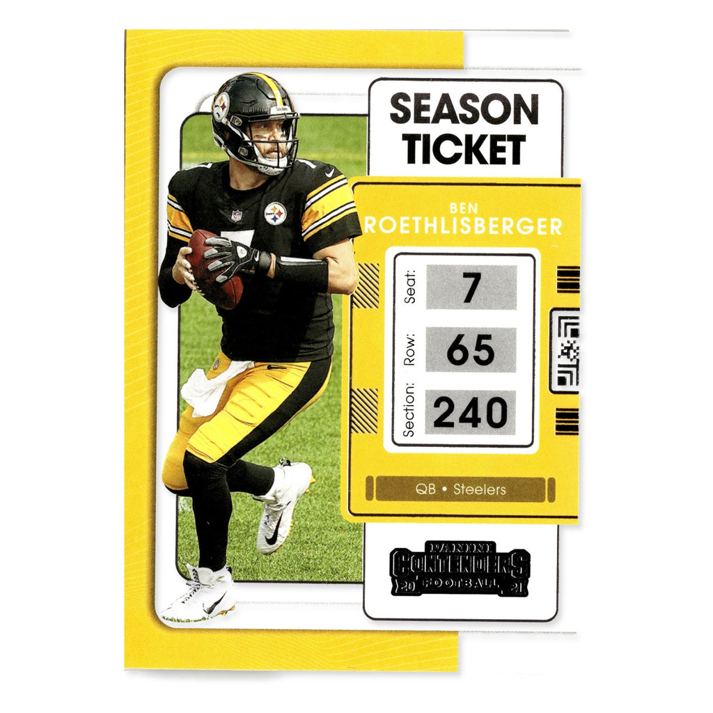 Ben Roethlisberger #82 2021 Panini Contenders Pittsburgh Steelers