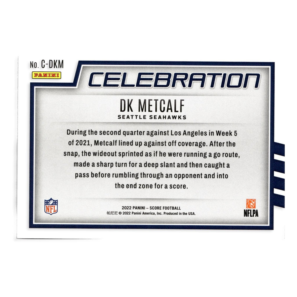 DK Metcalf #C-DKM Celebration 2022 Score Seattle Seahawks