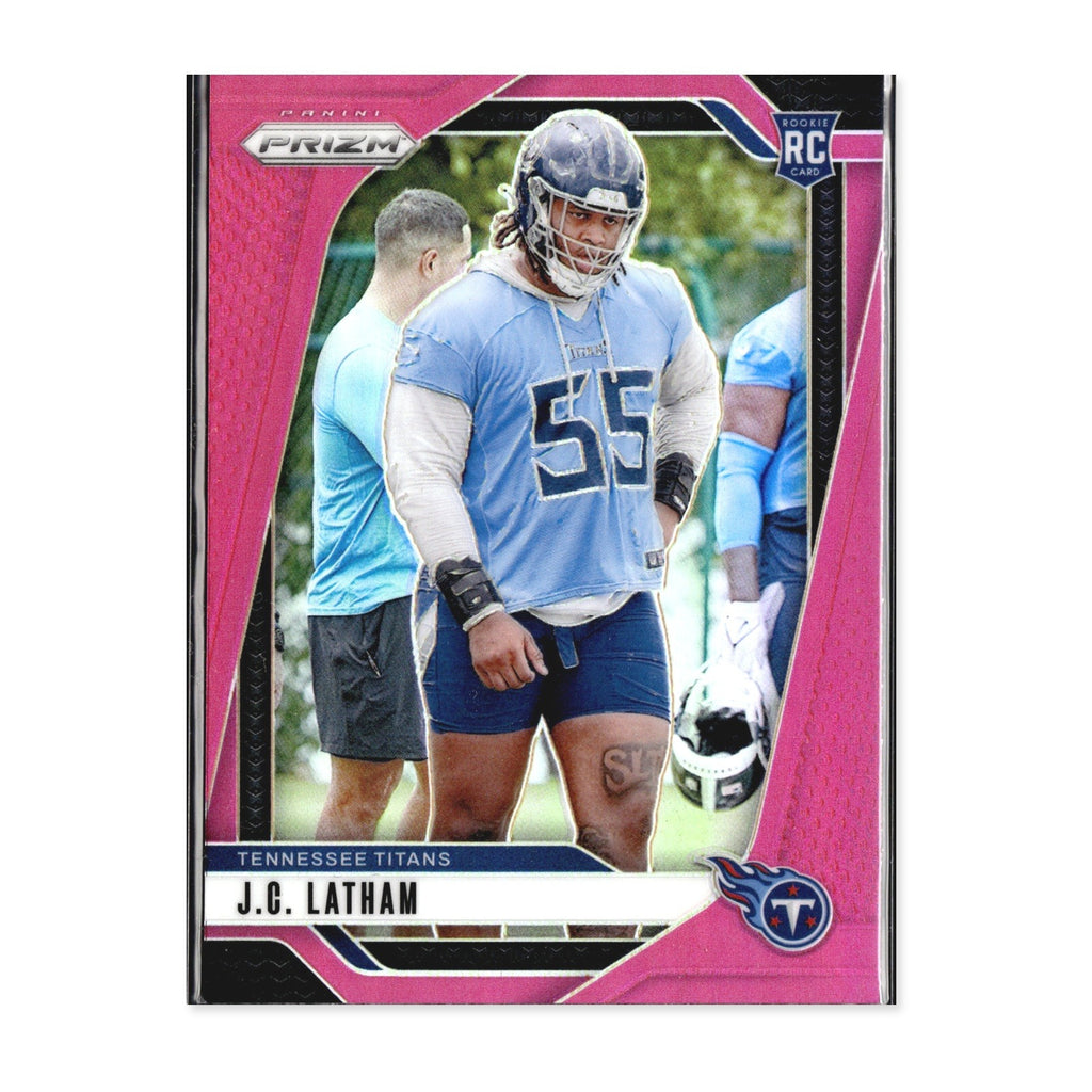 J.C. Latham #334 Pink 2024 Panini Prizm Tennessee Titans RC