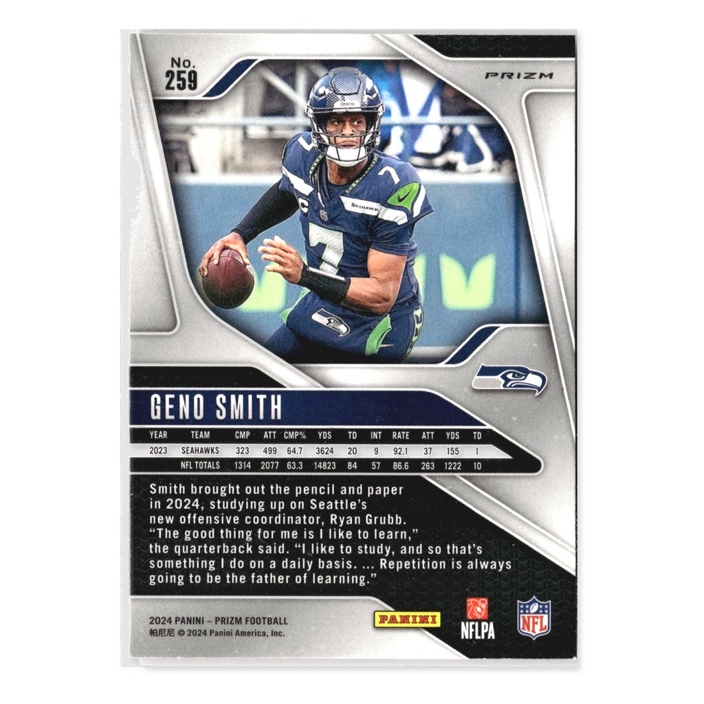 Geno Smith #259 Pink 2024 Panini Prizm Seattle Seahawks
