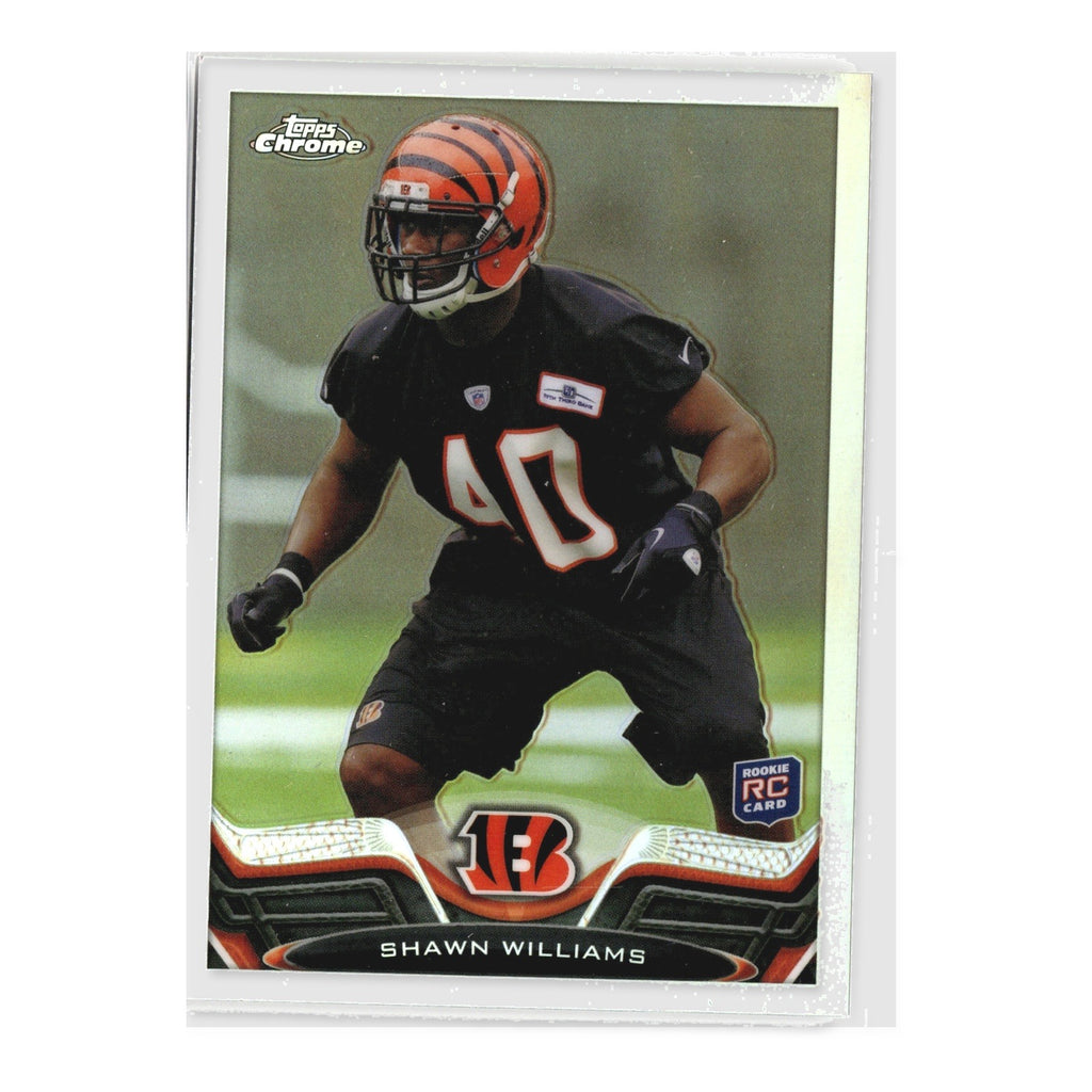 Shawn Williams #74 Refractor 2013 Topps Chrome Cincinnati Bengals RC