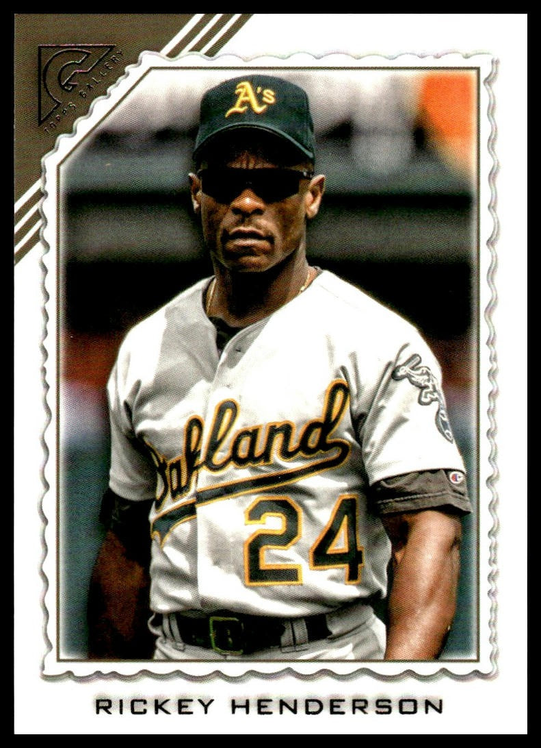 Rickey Henderson #199 2022 Topps Gallery Oakland Athletics