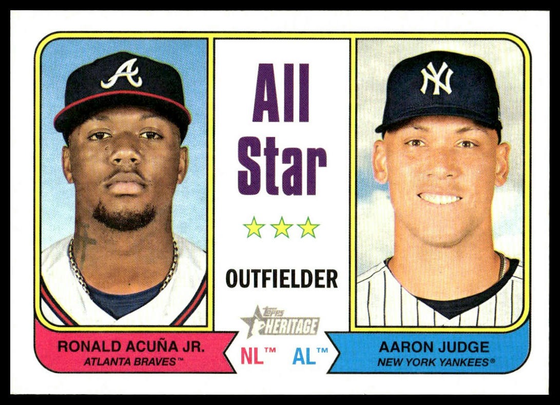 Ronald Acuña Jr. / Aaron Judge #336 2023 Topps Heritage