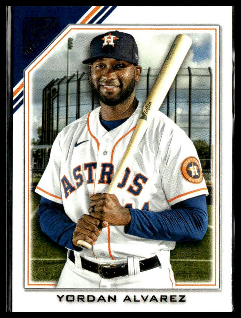 Yordan Alvarez #71 2022 Topps Gallery Houston Astros