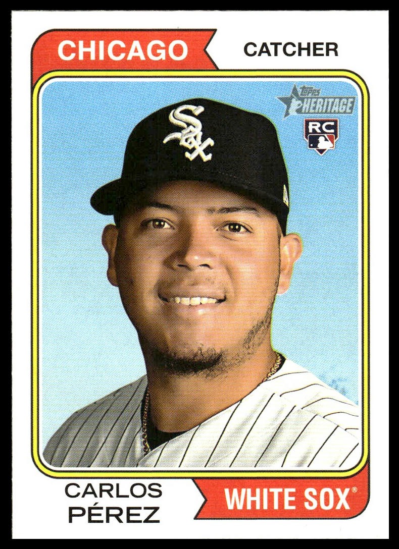 Carlos Pérez #351 2023 Topps Heritage Chicago White Sox RC