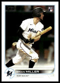 Brian Miller #425 2022 Topps Miami Marlins RC